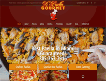 Tablet Screenshot of dpaellagourmet.com